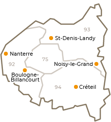 Centres régionaux 2019 -  Grand-Paris - petit